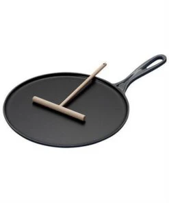 Le Creuset Le Creuster Gietijzeren Pannenkoekpan - Mat Zwart - 27cm 12 Le Creuset Le Creuster Gietijzeren Pannenkoekpan - Mat Zwart - 27cm -Keukenbenodigdheden Winkel 1000x1200 1
