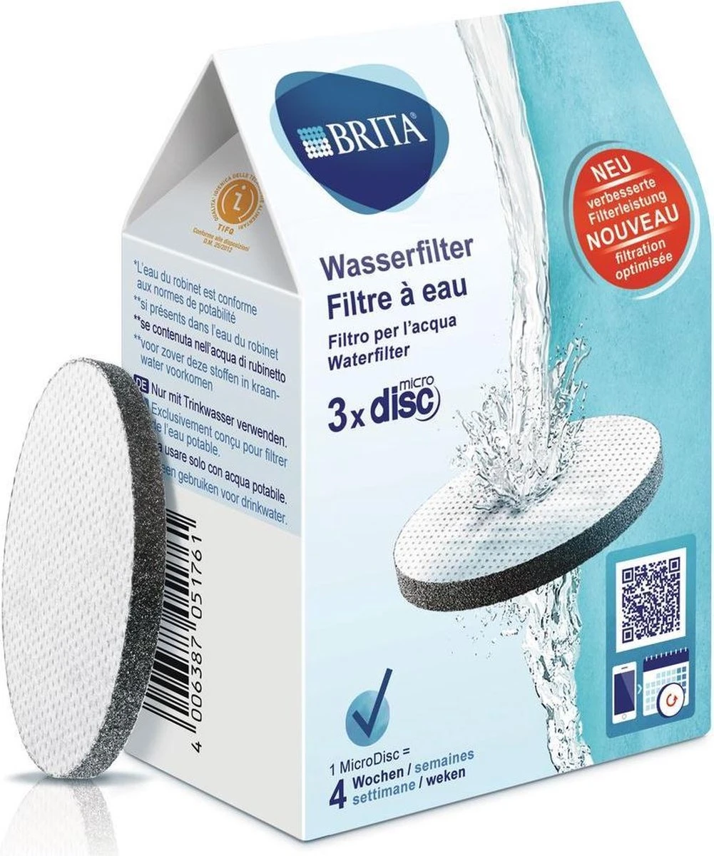 BRITA - Waterfilterpatroon MicroDisc 3-Pack 6 BRITA - Waterfilterpatroon MicroDisc 3-Pack - Afbeelding 6