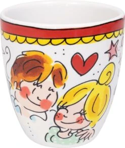 Blond Amsterdam, Even Bijkletsen Mini Mok Rode Rand Zonder Oor, 0,2L -Keukenbenodigdheden Winkel 1019x1200