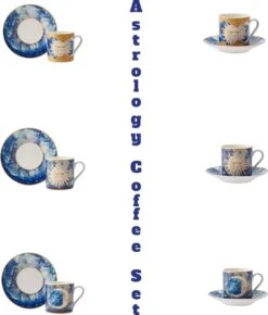 Karaca - Astrologisch Coffee Cup Set Voor 6 - Romantische Koffieliefhebbers - Espresso Mokken Set - Espresso Mok - Turkse Koffie - Valentijn Cadeau - Gift Box 14 Karaca - Astrologisch Coffee Cup Set Voor 6 - Romantische Koffieliefhebbers - Espresso Mokken Set - Espresso Mok - Turkse Koffie - Valentijn Cadeau - Gift Box -Keukenbenodigdheden Winkel 1022x1200