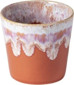 Costa Nova - Grespresso Servies - 6 Espresso Kopjes - Roze-Grijs-Azur-Red-Wit -Turquoise - Aardewerk - H 5.9 Cm -Keukenbenodigdheden Winkel 1051x1200