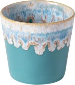 Costa Nova - Grespresso Servies - 6 Espresso Kopjes - Roze-Grijs-Azur-Red-Wit -Turquoise - Aardewerk - H 5.9 Cm -Keukenbenodigdheden Winkel 1068x1200