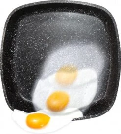 Herenthal Dubbele Grillpan - Ø 28 Cm - Koekenpan - Keramische Pan - Marmeren Coating Met Antiaanbaklaag - PFAS & PFOA Vrij - Pan - Grill - Vermindert Geur, Rook En Oliespatten - Zilver -Keukenbenodigdheden Winkel 1082x1200 4