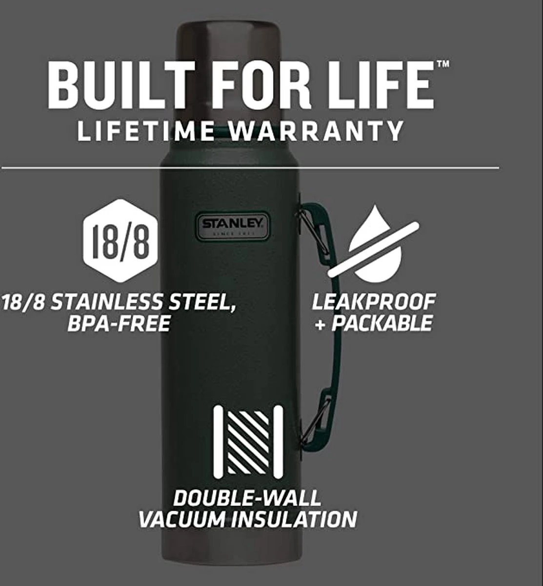 Stanley The Stainless Steel All-in-One Food Jar 0,53L - Thermosfles - Stainless Steel 10 Stanley The Stainless Steel All-in-One Food Jar 0,53L - Thermosfles - Stainless Steel - Afbeelding 10