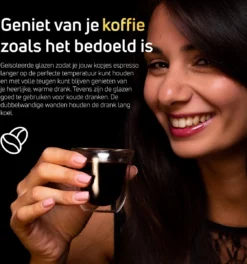 Dubbelwandige ESPRESSO Glazen Van Borosilicaat - Warme En Koude Dranken Kopjes - 70 ML - Set Van 4 15 Dubbelwandige ESPRESSO Glazen Van Borosilicaat - Warme En Koude Dranken Kopjes - 70 ML - Set Van 4 -Keukenbenodigdheden Winkel 1122x1200 4