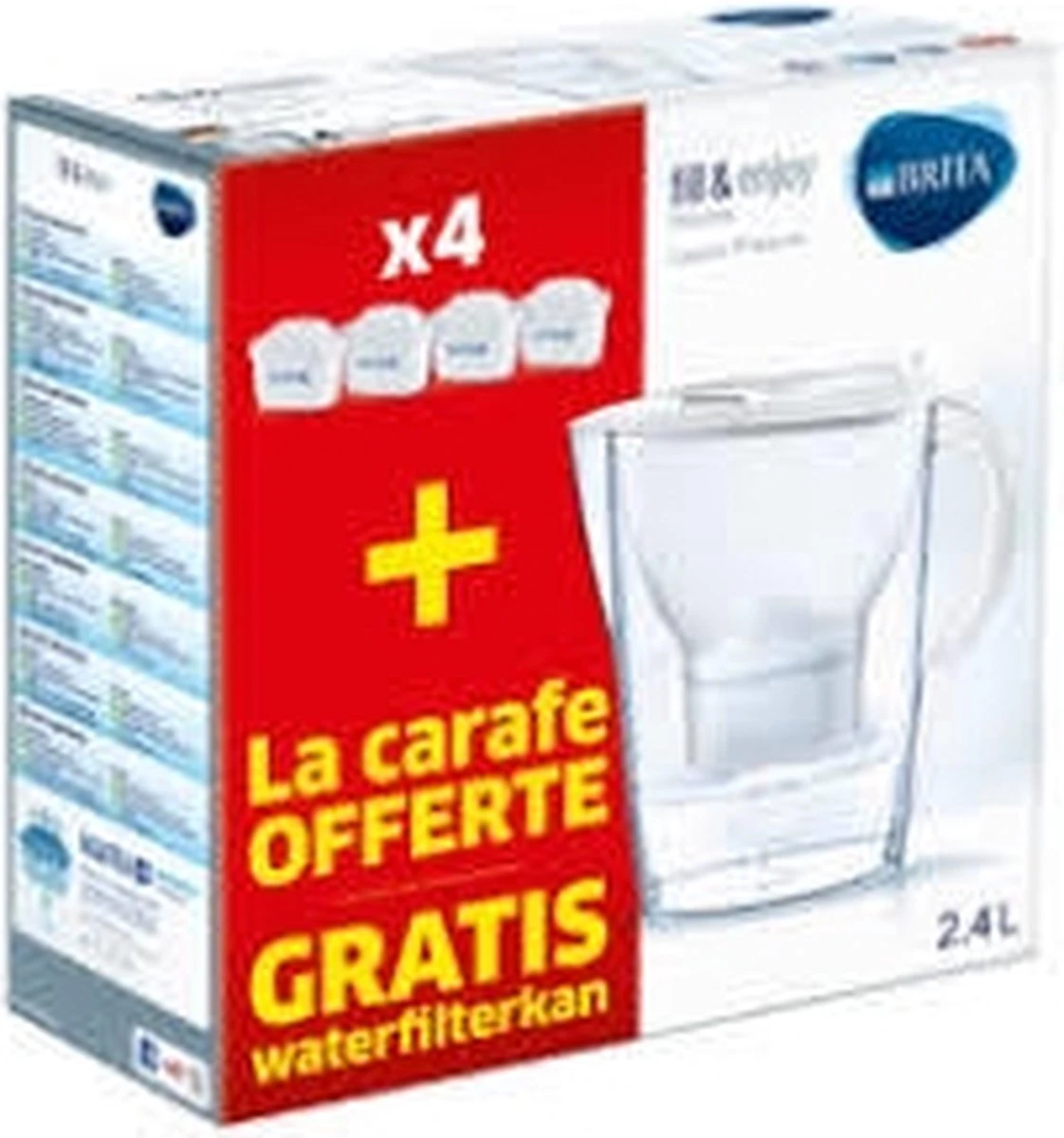 BRITA Waterfilterbundel Marella Cool White + 4 MAXTRA+ Filterpatronen 9 BRITA Waterfilterbundel Marella Cool White + 4 MAXTRA+ Filterpatronen - Afbeelding 9