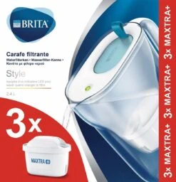BRITA - Waterfilterkan Style Cool - Blauw - 2,4L + 3 MAXTRA+ Waterfilterpatronen 30 BRITA - Waterfilterkan Style Cool - Blauw - 2,4L + 3 MAXTRA+ Waterfilterpatronen -Keukenbenodigdheden Winkel 1156x1200 7
