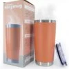 Easymug® Dubbelwandige Thermosbeker – Thermosfles Travel Mug – RVS Rietjes – Thermos - Travelmug