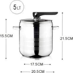 Zilan Easy - Snelkookpan - Pressure Cooker - Geschikt Voor Alle Warmtebronnen Ook Inductie - 4 Liter -Keukenbenodigdheden Winkel 1189x1200 5