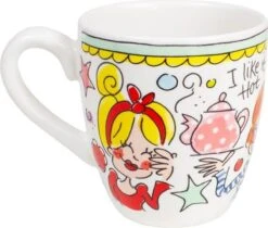 Blond Amsterdam Even Bijkletsen Mini Mok - Mint Rand -Keukenbenodigdheden Winkel 1200x1022 3