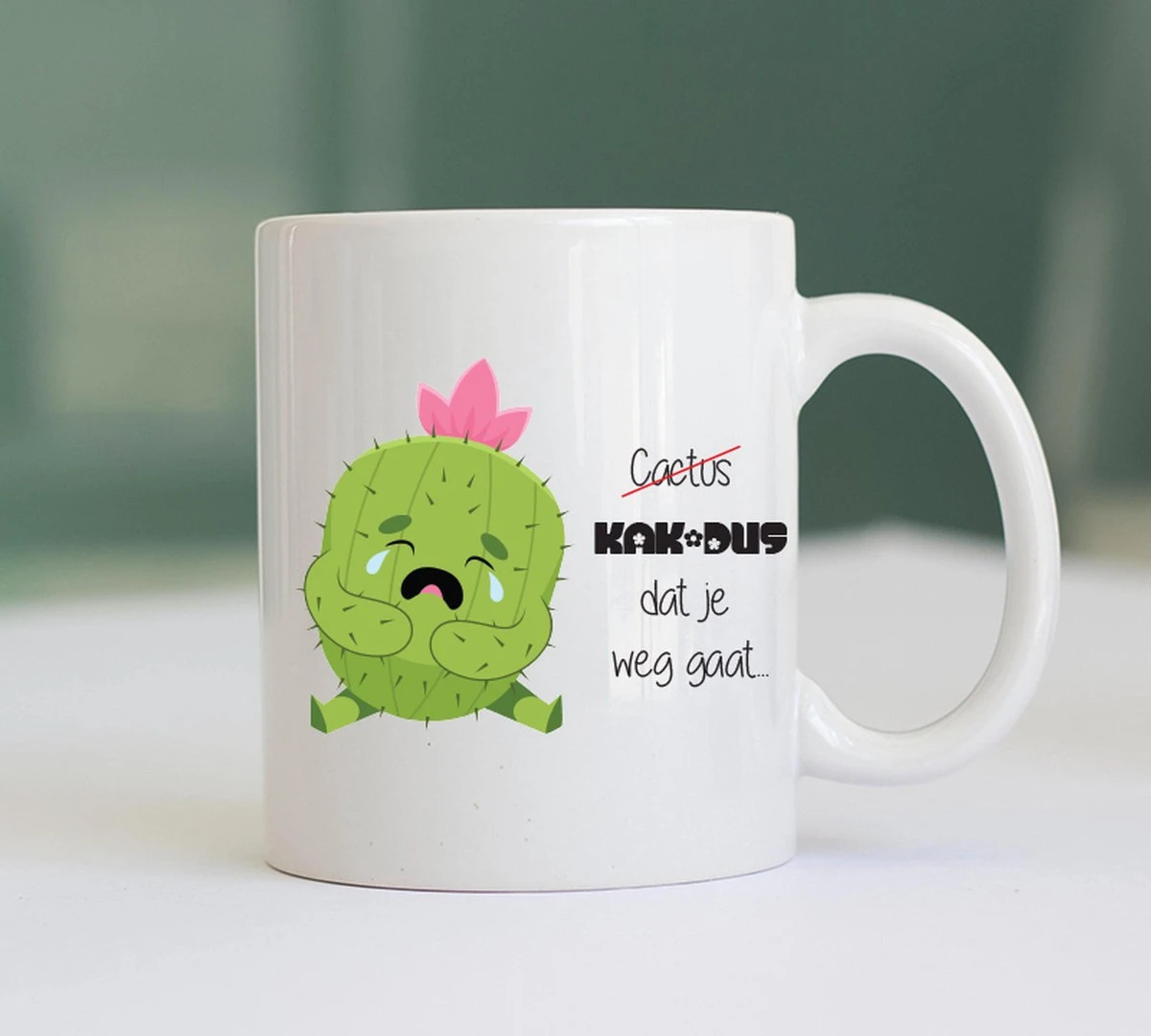 Mok Kak-Dus Dat Je Weg Gaat - Afscheid Collega Cadeau - Afscheidcadeau - Stagiaire Cadeau - Bedankt Cadeautje - Mok Collega 1 Mok Kak-Dus Dat Je Weg Gaat - Afscheid Collega Cadeau - Afscheidcadeau - Stagiaire Cadeau - Bedankt Cadeautje - Mok Collega