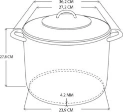 BK Soeppan - Ø 26 Cm - 11 L - Glazen Deksel -Keukenbenodigdheden Winkel 1200x1089 3