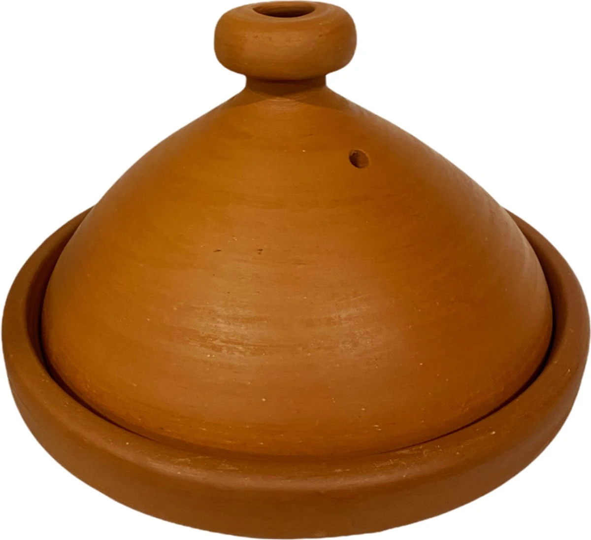 Marokkaanse Authentieke Handgemaakte Aardewerk Tajine Naturel 33 Cm - Ongeglazuurd En Loodvrij 1 Marokkaanse Authentieke Handgemaakte Aardewerk Tajine Naturel 33 Cm - Ongeglazuurd En Loodvrij