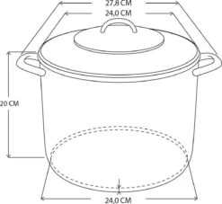 Excellent Houseware Soeppan - 9 L 8 Excellent Houseware Soeppan - 9 L -Keukenbenodigdheden Winkel 1200x1101 2