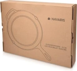 Navaris Gietijzeren Koekenpan - Braadpan Van Gietijzer - Ronde Skillet - Geschikt Voor Alle Warmtebronnen - Ø 25 Cm - Ovenbestendig Tot 260?graden 11 Navaris Gietijzeren Koekenpan - Braadpan Van Gietijzer - Ronde Skillet - Geschikt Voor Alle Warmtebronnen - Ø 25 Cm - Ovenbestendig Tot 260?graden -Keukenbenodigdheden Winkel 1200x1109 3