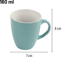 Orange85 Espresso Kopjes - Set Van 6 - Met Oor - 160ml - Meerdere Kleuren - Pastel - Aardewerk -Keukenbenodigdheden Winkel 1200x1120