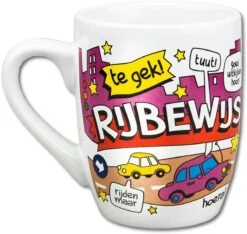 Paper Dreams Mok Cartoon-stijl Rijbewijs Keramiek 325ml Rood/wit -Keukenbenodigdheden Winkel 1200x1135 1