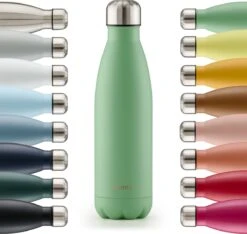 Blumtal Thermosfles - Met Dubbele Wand - Thermosbeker Koffie, Thee En Koele Dranken - Travel Mug - 750ml - Summer Green - Groen