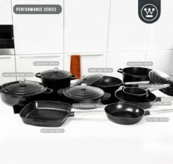 Westinghouse Performance Series - Steelpan Inductie 18cm - Zwart - Geschikt Voor Alle Warmtebronnen Inclusief Inductie En Ovenbestendig - Sauspan -Keukenbenodigdheden Winkel 1200x1138 1