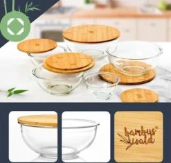 Klarstein Glazen Serveerschaal Met Bamboe Deksel - Afwasmachinebestendig - Veelzijdig Inzetbaar 13 Klarstein Glazen Serveerschaal Met Bamboe Deksel - Afwasmachinebestendig - Veelzijdig Inzetbaar -Keukenbenodigdheden Winkel 1200x1144 2