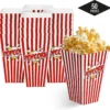 50 Duurzame Popcorn Bakjes (18x10cm) - Popcorn Zakjes Voor Filmavonden, Feestjes - Ook Geschickt Als Snoepbakje Of Feestzakje Voor Kinderen