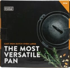 Merkloos Dutch Oven Medium Smokin' Flavours 10 Merkloos Dutch Oven Medium Smokin' Flavours -Keukenbenodigdheden Winkel 1200x1166 1