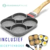 Culistar Pannenkoekenpan Inductie - Pancake Pan - Omeletpan - Omeletmaker - Eierpan - Inclusief Receptenboekje