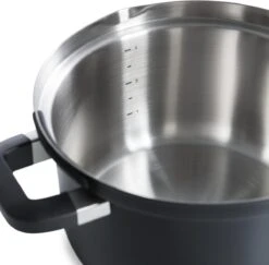 BK Flow Cool Black Glas Kookpannenset - 4-delig - Zwart - Glazen Deksel - Veilig Afgietsysteem - Inductie -Keukenbenodigdheden Winkel 1200x1182 4