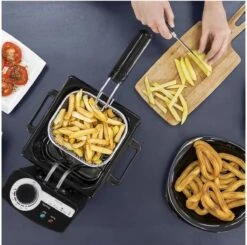 Frituurmachine Cecotec Cleanfry 1,5 L 1000W Roestvrij Staal -Keukenbenodigdheden Winkel 1200x1188 2