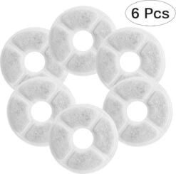 Drinkfontein Filters 6 Stuks - Navulling Kattenfontein - Water Filter - Drinkfilters - Filter Waterreservoir - Waterfilter Drinkfontein -Keukenbenodigdheden Winkel 1200x1188