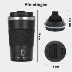 Castagnola Design RVS Koffiebeker To Go - Zwart - 380ml - Thermosbeker - Theebeker 15 Castagnola Design RVS Koffiebeker To Go - Zwart - 380ml - Thermosbeker - Theebeker -Keukenbenodigdheden Winkel 1200x1191 7