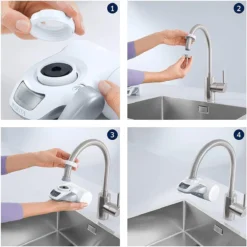 BRITA On Tap Faucet Filtration System - Uitstekend Smakend Gefilterd Water - Inclusief 1 BRITA ON TAP Kraanfilter - 600 Liter Water Gefilterd Per Patroon - Witte Kleur -Keukenbenodigdheden Winkel 1200x1200 1