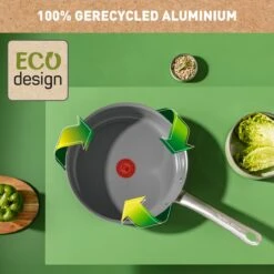 Tefal Renew+ Keramische Hapjespan - Ø 24 Cm - Met Deksel 24 Tefal Renew+ Keramische Hapjespan - Ø 24 Cm - Met Deksel -Keukenbenodigdheden Winkel 1200x1200 1012