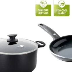 GreenPan Cambridge Grillpan 28cm - Zwart - Inductie - PFAS-vrij -Keukenbenodigdheden Winkel 1200x1200 1083