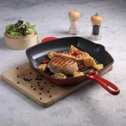 Cdealsz® Grillpan Gietijzer - Inductie - Rood - 28 Cm 13 Cdealsz® Grillpan Gietijzer - Inductie - Rood - 28 Cm -Keukenbenodigdheden Winkel 1200x1200 1120