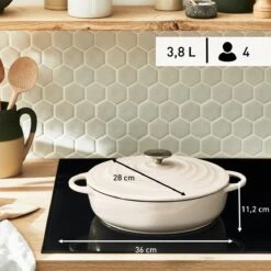 Tefal LOV Lage Braadpan - 3.8L - Ø28 Cm - Beige -Keukenbenodigdheden Winkel 1200x1200 1136