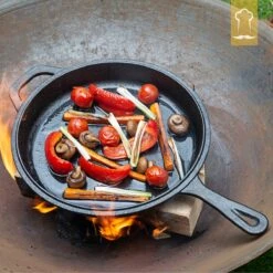Chefarone Gietijzeren Pan - 2-in-1 Braadpan Inclusief Deksel - Geschikt Voor Alle Warmtebronnen -Keukenbenodigdheden Winkel 1200x1200 1171