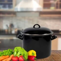 Orange85 Soeppan - Stamppot Pan - Inductie - Zwart - 8 Liter - Staal - Alle Warmtebronnen -Keukenbenodigdheden Winkel 1200x1200 1228