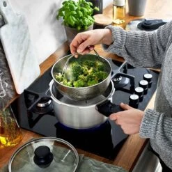 Springlane Roestvrijstalen Snelkookpan - Inductie - Pressure Cooker - 6,0 L Met Stoommand -Keukenbenodigdheden Winkel 1200x1200 1253