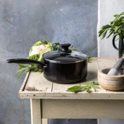 GreenPan Cambridge Steelpan 16cm - Zwart - Inductie - PFAS-vrij 25 GreenPan Cambridge Steelpan 16cm - Zwart - Inductie - PFAS-vrij -Keukenbenodigdheden Winkel 1200x1200 1296