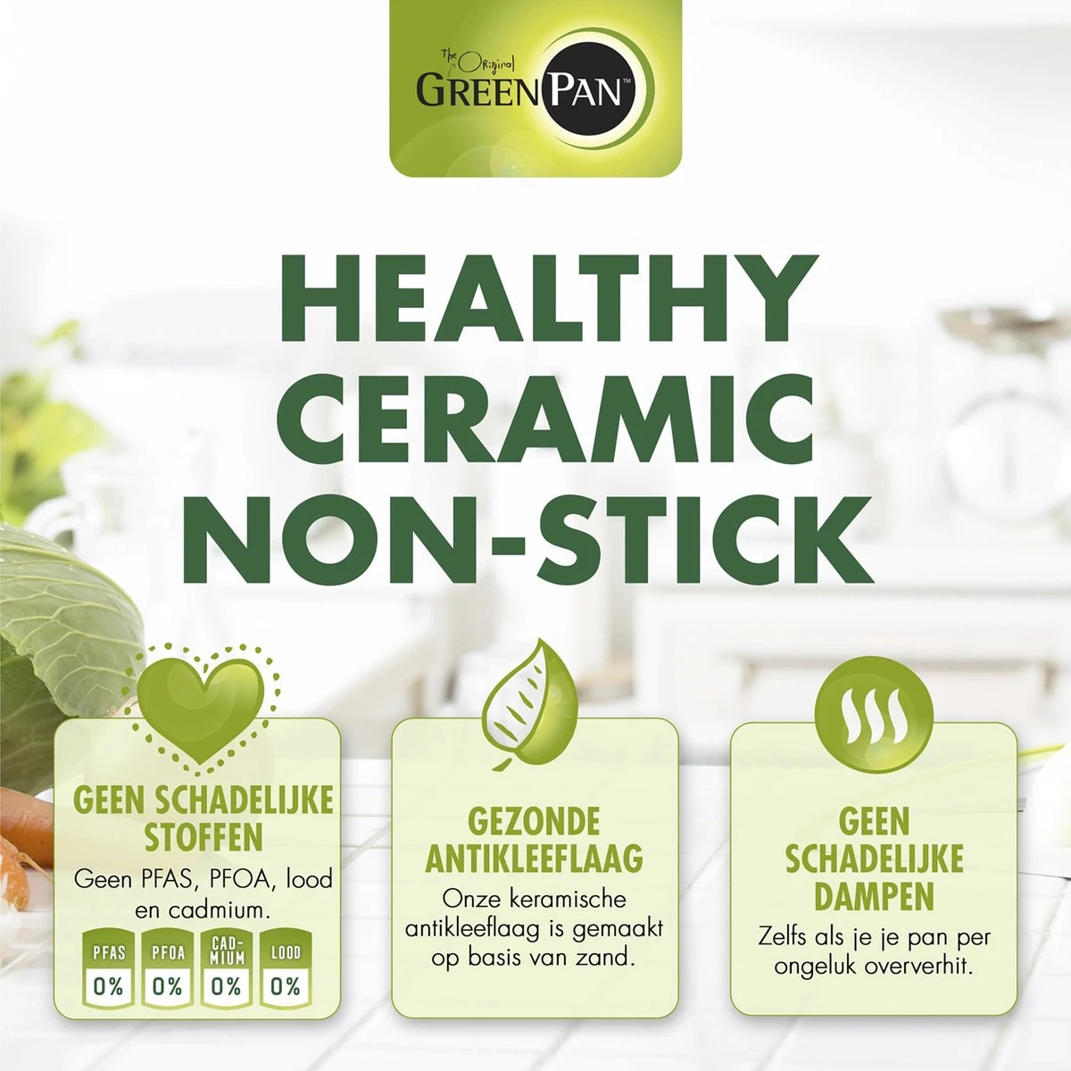 GreenPan Mayflower Steelpan - Ø 16 Cm - Keramisch - Inductie 12 GreenPan Mayflower Steelpan - Ø 16 Cm - Keramisch - Inductie - Afbeelding 12