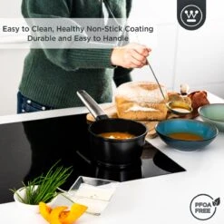 Westinghouse Performance Series - Steelpan Inductie 18cm - Zwart - Geschikt Voor Alle Warmtebronnen Inclusief Inductie En Ovenbestendig - Sauspan -Keukenbenodigdheden Winkel 1200x1200 1338