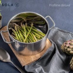 Sola Steelpan Profiline Deluxe - Ø 16 Cm - Zilver - RVS - Sandwichbodem -Keukenbenodigdheden Winkel 1200x1200 1340