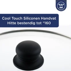 Westinghouse Steelpan Inductie - Ø 18 Cm - Zwart Marmer - Met Deksel - Sauspan -Keukenbenodigdheden Winkel 1200x1200 1370