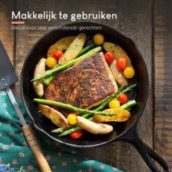 Ocina Gietijzeren Pan – ø30,5cm - Skillet - Koekenpan – Hapjespan – Koekenpan Inductie – Koekenpannenset - Gietijzeren Pan Bbq - Gietijzer -Keukenbenodigdheden Winkel 1200x1200 1399
