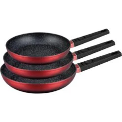 Royal Swiss Koekenpannenset 3-delig (rood) Marmeren Coating -Keukenbenodigdheden Winkel 1200x1200 1403