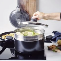 GreenPan Memphis Pannenset - 20-delig - Zwart - Inductie - PFAS-vrij -Keukenbenodigdheden Winkel 1200x1200 1473