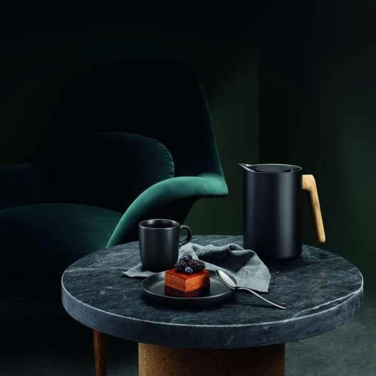 Nordic Kitchen Thermoskan - 1 Liter - Zwart - Eva Solo 4 Nordic Kitchen Thermoskan - 1 Liter - Zwart - Eva Solo - Afbeelding 4