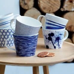 Royal Doulton Pacific - 6x Mok / Beker - Porselein - Wit / Blauw - 450 Ml - Set Van 6 Mokken 14 Royal Doulton Pacific - 6x Mok / Beker - Porselein - Wit / Blauw - 450 Ml - Set Van 6 Mokken -Keukenbenodigdheden Winkel 1200x1200 221