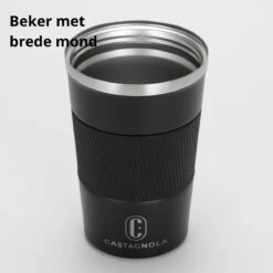 Castagnola Design RVS Koffiebeker To Go - Zwart - 380ml - Thermosbeker - Theebeker 16 Castagnola Design RVS Koffiebeker To Go - Zwart - 380ml - Thermosbeker - Theebeker -Keukenbenodigdheden Winkel 1200x1200 303